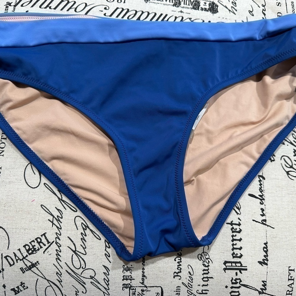 🆕 Colorblock String Bikini Bottom XL - Picture 7 of 12